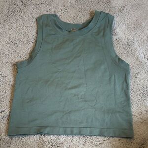Sleeveless Green Women's Top
